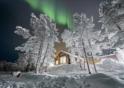 Wildnis unter dem Polarlicht - Inari Inari