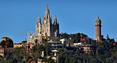Auf den Tibidabo im Kurzurlaub: Barcelona von oben