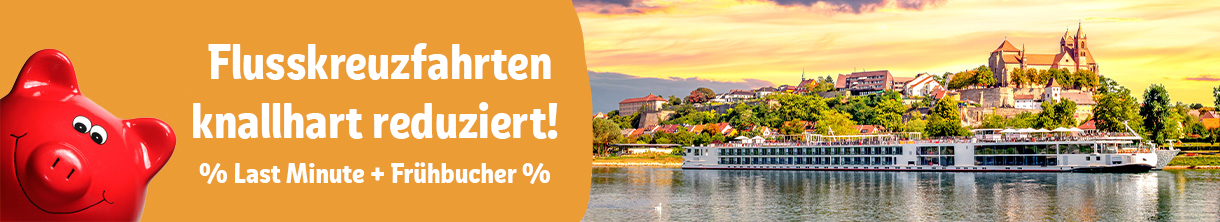 Flusskreuzfahrten reduziert