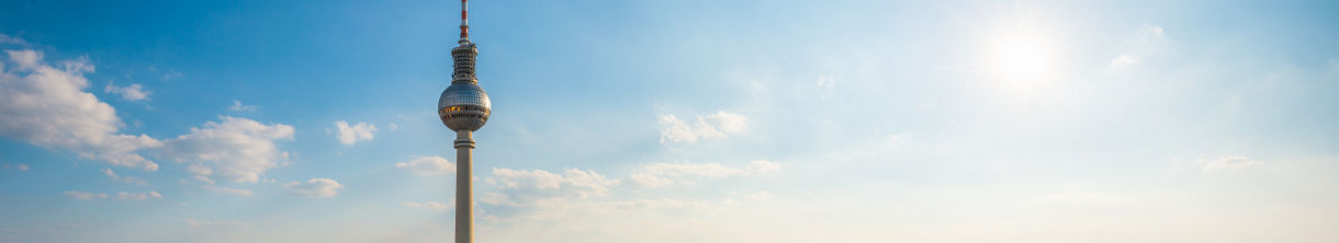 Der Fernsehturm in Berlin