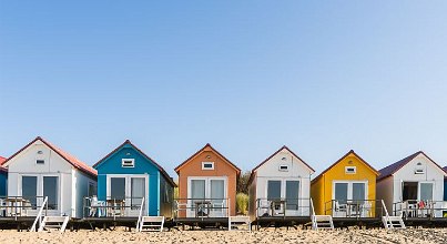 Bloemendaal aan Zee: Party, Pavillons und unberührte Natur