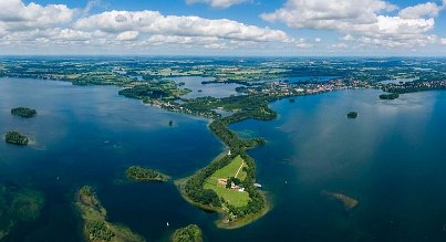 Der Große Plöner See in Schleswig-Holstein