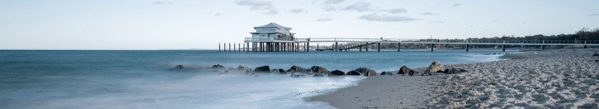 Timmendorfer Strand an der Lübecker Bucht