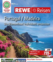 Reiseprospekt REWE Reisen Juli 2024