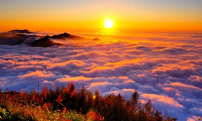 Landscape of Sun Moon Lake in Nantou-Taiwan