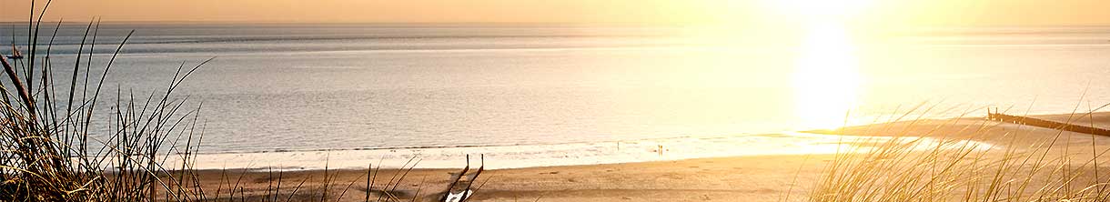 Sonnenuntergang über der Ostsee.