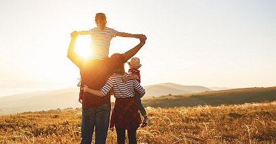 Eigene Anreise mit Familie