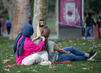 Familienurlaub Türkei Selfie machen