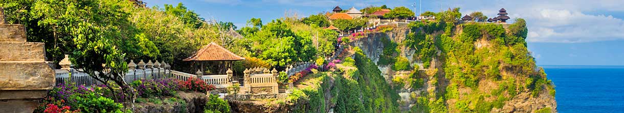 Der Tempel Pura Luhur Uluwatu ist einer der schönsten Tempel von Bali.