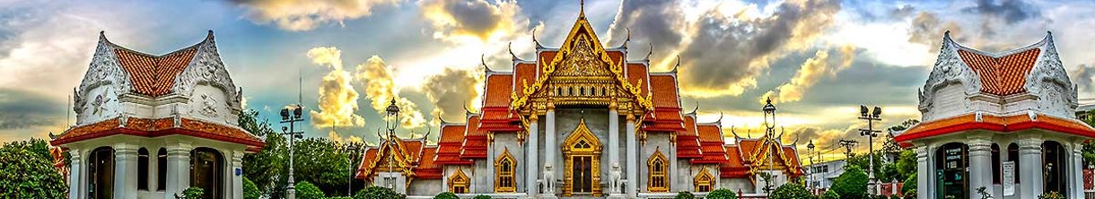 Asiatische Tempelanlage in Bangkok