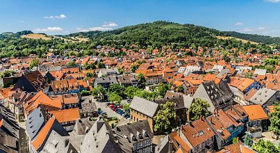 Ausblick über Harz vom Brocken aus
