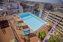 Griechenland Rundreise - Hotel Novus, Dachterrasse