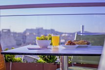 Griechenland Rundreise - Hotel Novus, Dachterrasse