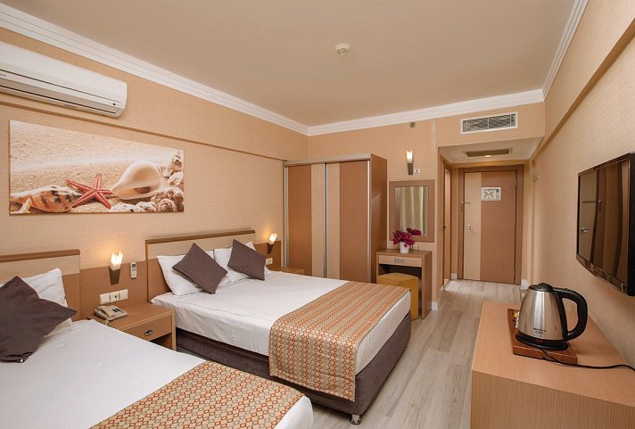 Seher Kumköy Star Resort - Wohnbeispiel Doppelzimmer (Zimmercodierungen DBL & DCL)