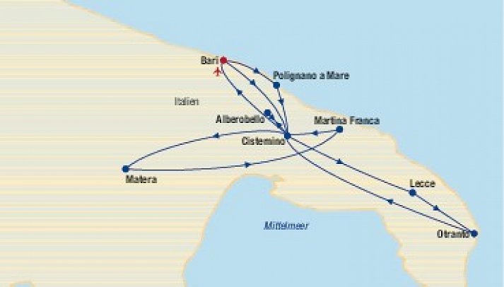 Apulien Rundreise