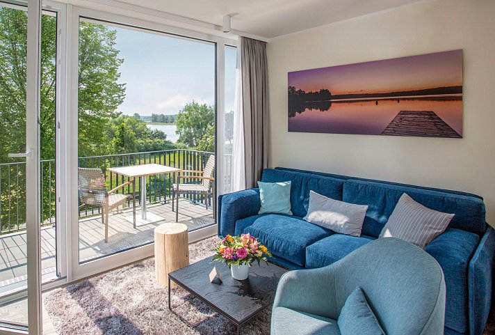 MAREMÜRITZ Yachthafen Resort - Wohnbeispiel Appartement Aurora (Zimmercodierung AB1)