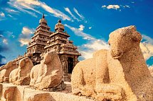 Südindien Rundreise - ShoreTempel-in Mahabalipuram