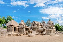 Südindien Rundreise - Küstentempel Mahabalipuram