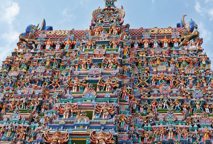 Südindien Rundreise - Menakshi-Temple