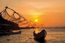 Südindien Rundreise - Fischer in Cochin