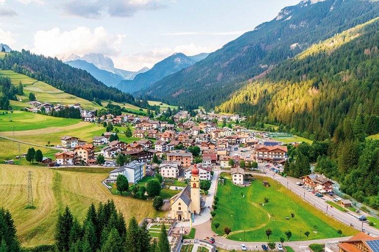 Park Hotel Avisio - Blick auf Soraga
