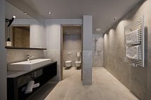 Berghotel Ratschings - Beispiel Doppelzimmer Komfort - Badezimmer