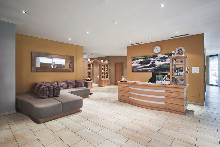 Wellness Sporthotel Ratschings - Empfang Wellnessbereich