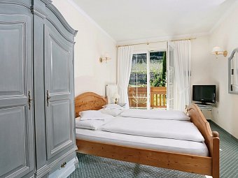 Landhaus Kristall - Wohnbeispiel Doppelzimmer/Einzelzimmer (Zimmercodierungen DB1 & EB1)