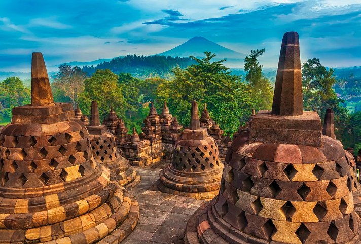 Java und Bali Rundreise & Baden - Borobudur Tempel, Yogyakarta