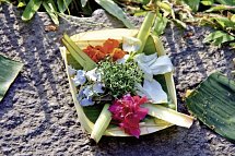 Java und Bali Rundreise & Baden - Opfergabe, Bali
