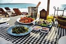 Java und Bali Rundreise & Baden - Fischrestaurant in Jimbaran, Bali