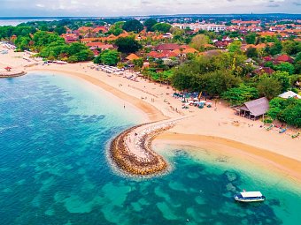 Java und Bali Rundreise & Baden - Sanur Beach, Bali