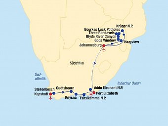 Südafrika Rundreise