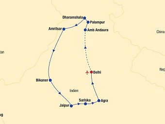 Nordindien-Rajasthan Rundreise