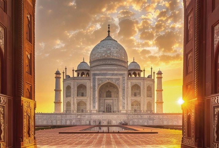 Indien-Rajasthan Rundreise - Taj-Mahal