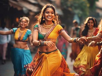 Indien-Rajasthan Rundreise - Traditioneller Tanz