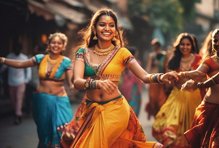 Indien-Rajasthan Rundreise - Traditioneller Tanz