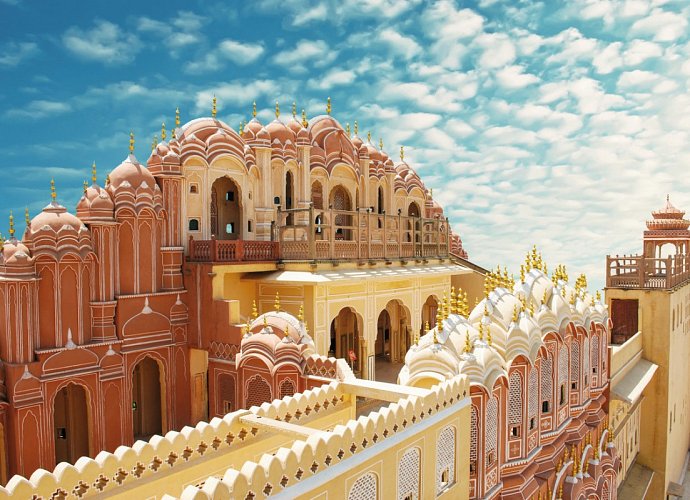 Indien-Rajasthan Rundreise - Jaipur, Palast der Winde