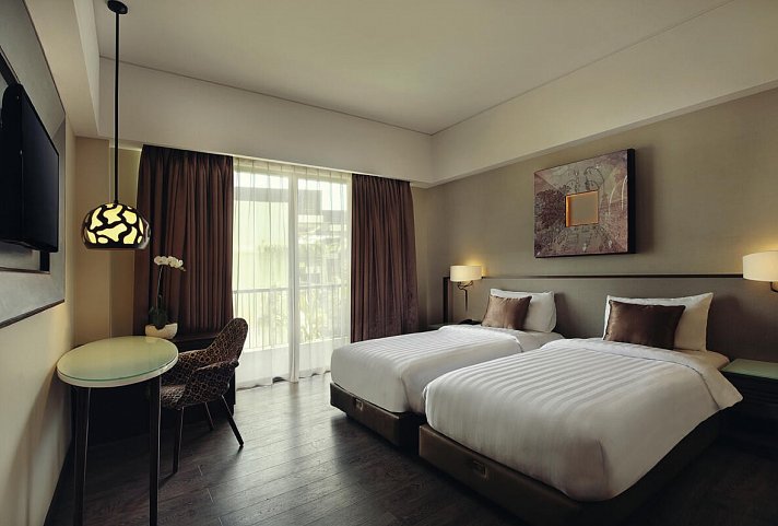 Hotel Mercure Bali Legian - Beispiel Doppelzimmer Deluxe Balkon (Zimmercodierung DD1)