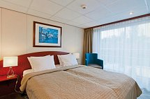 Flusskreuzfahrt Holland und Belgien - Kabinenbeispiel 2-Bett-Kabine franz. Balkon Oberdeck