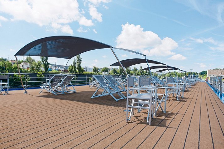 Flusskreuzfahrt Holland und Belgien - Sonnendeck