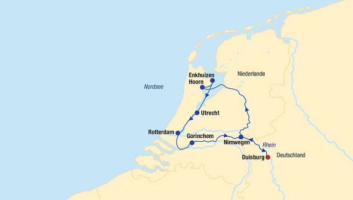 Flusskreuzfahrt Holland