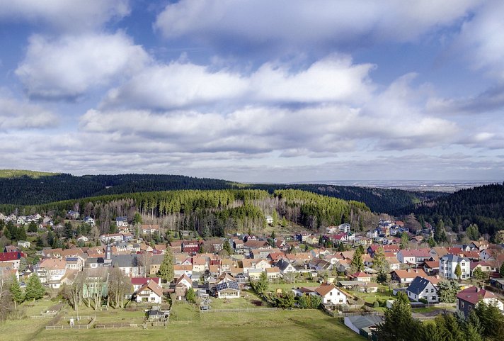 Ferien Hotel Rennsteigblick - Ausblick vom Hotel