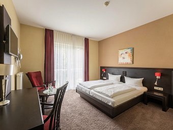 Hotel Brauhaus zum Löwen - Wohnbeispiel Doppelzimmer Komfort (Zimmercodierung DB8)
