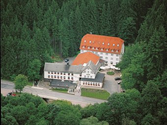 Hotel Rodebachmühle - Luftaufnahme Hotel