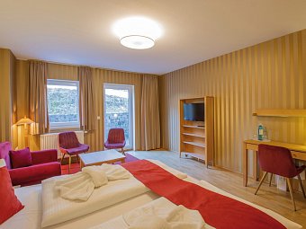 Ferien Residenz Thüringer Wald - Beispiel Doppelzimmer Terrasse Souterrain