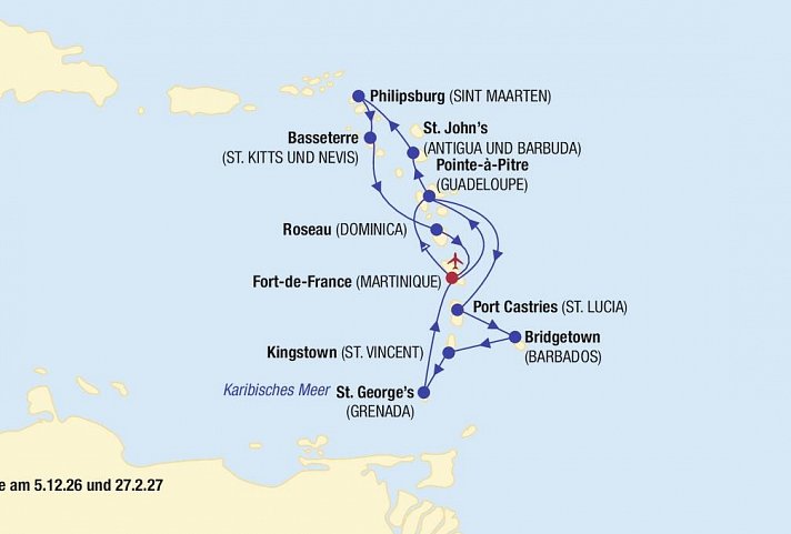 Kreuzfahrt Karibik