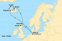 Kreuzfahrt Island & Schottland inkl. Parkplatz