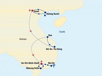 Vietnam Rundreise & Baden