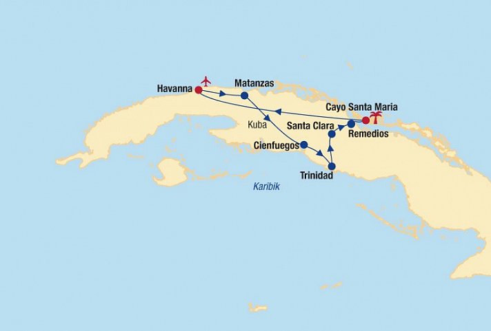 Kuba Rundreise & Baden